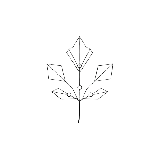 T-Labs mark, an oak leaf drawn as a knowledge graph
